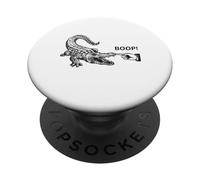 Boop el diseño de cocodrilo Enojado para Amantes de los Animales y diversión PopSockets PopGrip Adhesivo