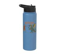 Boop Medieval Times Art Knight Dragon Funny Men Women Kids Stainless Steel Insulated Water Bottle