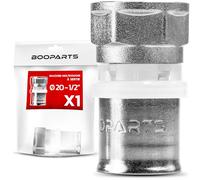 BOOPARTS conexión multicapa 20 - F1/2" (15/21) a crimpado contorno TH - acoplamiento multicapa recto hembra (tuerca fija) - accesorio de plomería para tubo multicapa 20
