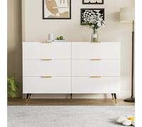 boorbin Aparador elegante con diseño moderno, cómoda con cajones y mucho espacio de almacenamiento