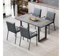 boorbin Silla de comedor a rayas verticales, silla tapizada con patas metálicas, silla de salón moderna, silla de dormitorio, salón, sillón, negro (4)