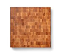 Boos Block Bloque de Cortar Extra Gruesa - Madera Cortar Cocina - Madera de Testa - Tabla Madera Cocina Grande - 46 x 46 x 7,5 cm