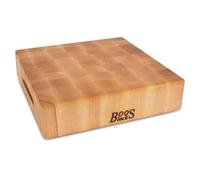 Boos Block Bloque de Cortar Extra Gruesa - Madera Cortar Cocina - Madera de Testa - Tabla Madera Cocina Grande - 30,5 x 30,5 x 7,5 cm