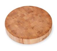 Boos Block Bloque de Cortar Extra Gruesa - Redonda - Madera Cortar Cocina - Madera de Testa - Tabla Madera Cocina Grande - 46 x 7,5 cm