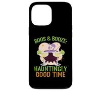 Boos & Booze: La Noche de Halloween, Bartender, de Manera inquietante Carcasa para iPhone 13 Pro MAX