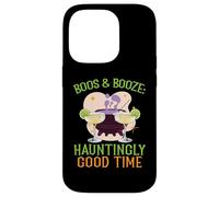 Boos & Booze: La Noche de Halloween, Bartender, de Manera inquietante Carcasa para iPhone 14 Pro