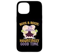 Boos & Booze: La Noche de Halloween, Bartender, de Manera inquietante Carcasa para iPhone 15