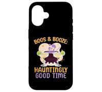 Boos & Booze: La Noche de Halloween, Bartender, de Manera inquietante Carcasa para iPhone 16
