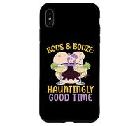 Boos & Booze: La Noche de Halloween, Bartender, de Manera inquietante Carcasa para iPhone XS MAX