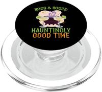 Boos & Booze: La Noche de Halloween, Bartender, de Manera inquietante PopSockets PopGrip para MagSafe
