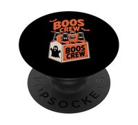 Boos Crew Halloween Ghostly Gathering PopSockets PopGrip Adhesivo