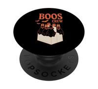 Boos Crew Halloween Ghostly Gathering PopSockets PopGrip Adhesivo