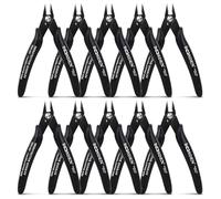 BOOSDEN 170 Cortar Alambre,10 Piezas, Alicates de Corte Diagonal, Cortadores de Cables Eléctricos, para Manualidades, Maquetas,Cremalleras Tijeras