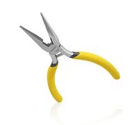 BOOSDEN Alicates Punta Fina de 5", Alicates Punta Larga Mini con Cortador Lateral, Precisos con Empuñadura Cómoda para Electrónica, Manualidades, DIY y Joyería