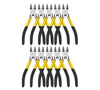 BOOSDEN Juego de 10 Alicates de Corte, 165mm, Cortador Alambre, Alicate de Corte a Ras, para Joyería, Floristería y Electricidad