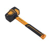 BOOSDEN Martillo de Goma, 1100g, Maza de Goma, Martillo de Camping, Cabeza Maciza y Mango Ergonómico, Martillo con Superficie de Golpe Suave, Sin Dañar el Suelo, Trabajos de Carpintería