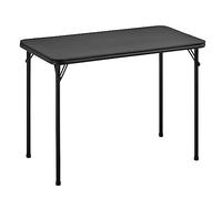 BOOSDEN Mesa Plegable - Mesa de Oficina y Comedor, Mesa de Jardín y Balcón, 97cm X 46.5cm X 70cm, Negro