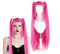 BOOSHMall Hunter Peluca de Cosplay para Adultos, Peluca Mira, Anime Cosplay Cazador de Demonios Grupo de Chicas, para Halloween Carnaval Fiesta Baile de Máscaras