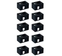 Booso 10 fundas de silicona para V6 PT100 para impresoras 3D, retención de calor mejorada y protección A