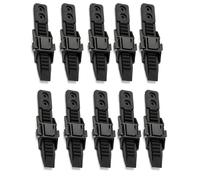 Booso 10 hebillas retráctiles de repuesto para equipo de equitación, hebilla deslizante táctica para casco, hebilla de liberación rápida para coche