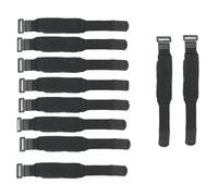 Booso 10 Piezas de Banda de de Bajo de Guitarra Eléctrica, Accesorios para Instrumentos Musicales, Banda Protectora de Cuerdas, Banda de Amortiguación de 205 mm