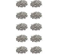 Booso 1000pcs Tornillos Pickguard para Guitarra Strat/Tele Guitarra ElÉCtrica Bajo Plata