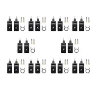 Booso 10X System Inalámbrico de Guitarra, Transmisor de Audio, Receptor, System Inalámbrico Recargable por USB para Bajo de Guitarra Eléctrica