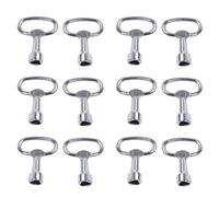 Booso 12 ranuras para llave para panel metálico triangular de 3 esquinas de 8 mm