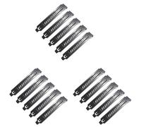 Booso 15 piezas de cubierta de ranura PCI para filtro de polvo, placa ciega para ventilador de refrigeración, filtro de polvo, ventilación de PC con tornillos