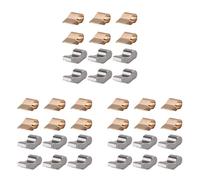 Booso 18 pasadores universales para cubo de bicicleta, accesorios de garra de resorte de acero inoxidable, accesorios de ciclismo, C+8