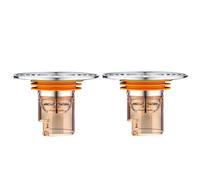 Booso 2 desodorantes de drenaje de suelo a prueba de olores e insectos, antiolor, sin olor, para baño, inodoro, alcantarillado, ducha, desagüe