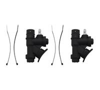 Booso 2 infladores eléctricos universales Bcd con boquilla de ángulo de 45 grados para válvula de seguridad estándar 1 manguera tipo K