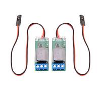 Booso 2 interruptores de relé electrónicos RC PWM para control de luces de navegación de avión RC modelo DIY interruptor universal K1