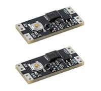 Booso 2 Módulo de Interruptor Biestable de Botón de Enlace Único 4,5-26 V 1.3ua Carga 10 A Baja Potencia Amplio Voltaje Mini Módulo de Interruptor de una Tecla