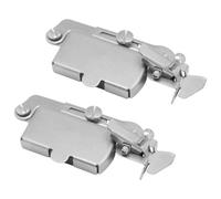 Booso 2 Piezas GuíA de Costura MagnéTica Multifuncional, GuíA de Costura, GuíA de Dobladillo, GuíA de Dobladillo para Pespunte Industrial o Pie MóVil