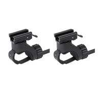 Booso 2 soportes para faros delanteros de bicicleta H07P ajustables con hebilla de lámpara LED de montaje rápido, accesorios de bicicleta