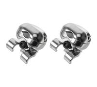 Booso 2 soportes para tambor con brazo para platillos de metal, soporte para tubo, accesorio para barra de instrumentos