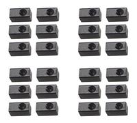 Booso 24 piezas guitarra trémolo puente abrazadera de sillín bloqueo de presión cadena insertar bloque de metal para guitarra eléctrica piezas accesorios