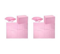 Booso 250 Piezas Toallas de Mesa Desechables para Decoración de Uñas Tapete Impermeable de 13 X 17 Pulgadas Tapete para Decoración Uñas Hoja Papel Almohadillas Limpias Tatuaje Rosa