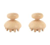 Booso 2X de Masaje de Terapia con Forma de de Madera Masajeador Rodillo de Masaje de Fascia Anticelulitis para Aliviar El Dolor Muscular de Cuerpo Completo