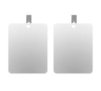 Booso 2X Espejo de Ducha Sin Niebla para Espejo de Afeitar para Ducha, Espejo de Maquillaje de Vidrio OrgáNico de Lujo Irrompible Grande
