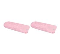 Booso 2X Rosado Bolsa para Alisar el Cabello, Soporte de Alfombrilla Resistente Al para Plancha Rizador de Herramientas para el Cabello Caliente