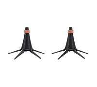 Booso 2X Soporte de Clarinete Soporte de Clarinete de Metal de 5 Patas Accesorio de Soporte de Clarinete PortáTil para Clarinete A