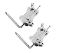 Booso 2X Soporte de Clip de Tambor ÚNico, Soporte de Montaje de Brazo de Tambor, Soporte de Soporte, Clip de Piezas de