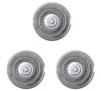 Booso 3 cabezales de afeitado universales plateados, modelo FR6, cuchilla de repuesto