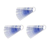 Booso 3 calibradores de plástico de 0,05 mm a 3 mm métricos, herramienta de medición de 21 hojas