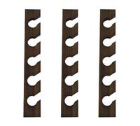 Booso 3 ganchos de madera para sombreros de béisbol para gorras de béisbol, organizador de madera con estante de exhibición de imitación de color nogal