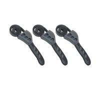 Booso 3 llaves de cinturón multifuncionales, abrebotellas, filtro de reparación de automóviles, llave de doble propósito, color negro