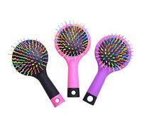 Booso 3 unids Peine un pelo profesional en peine volumen iris antiestático mágico pelo rizado recto masaje peine cepillo styling Herramientas