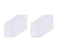 Booso 30 bolsillos A5 con 6 agujeros perforados con cremallera y bolsillo de plástico con cremallera para carpetas de cuadernos de 6 anillas